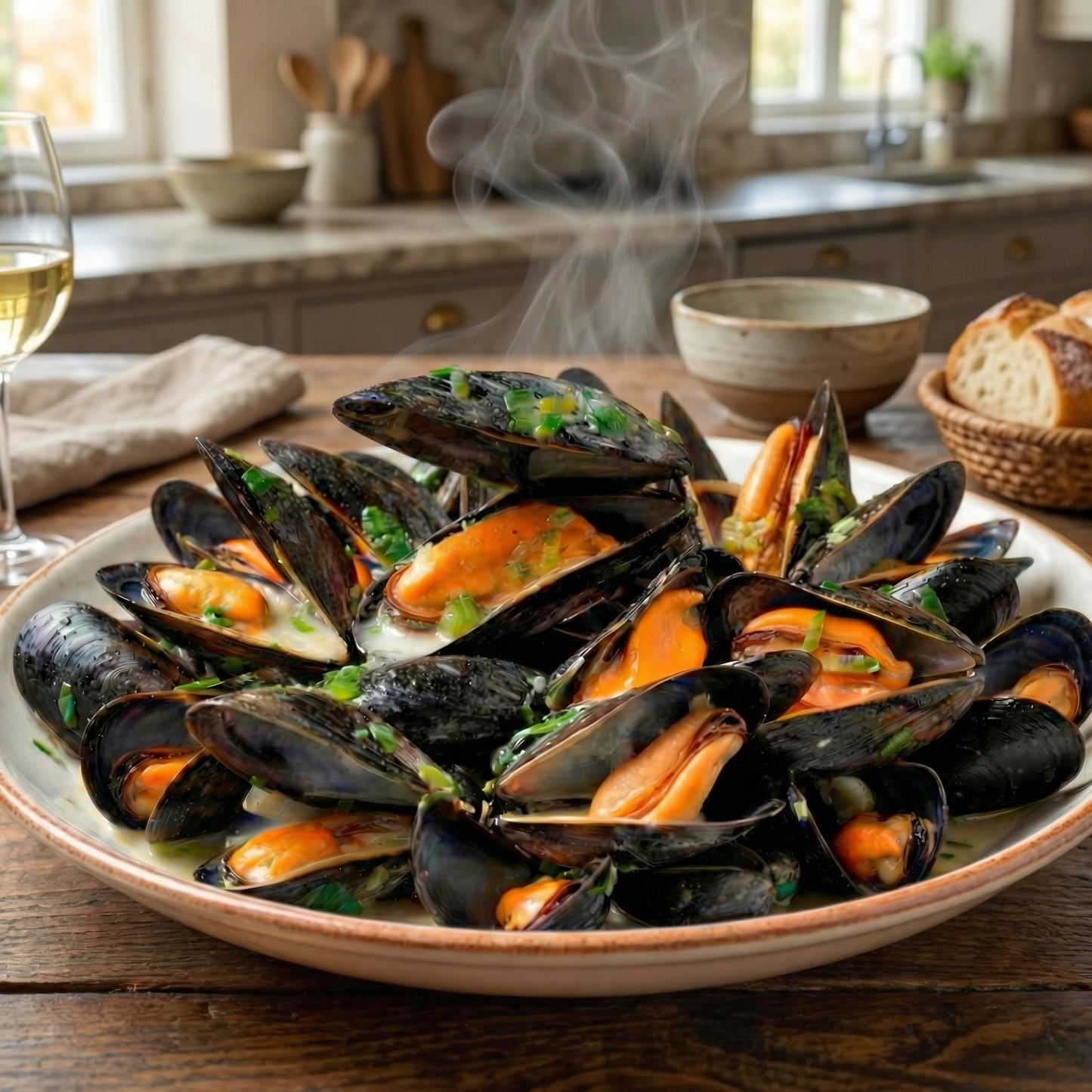 Frozen Blue Mussels in Half Shell – Rope Cultured