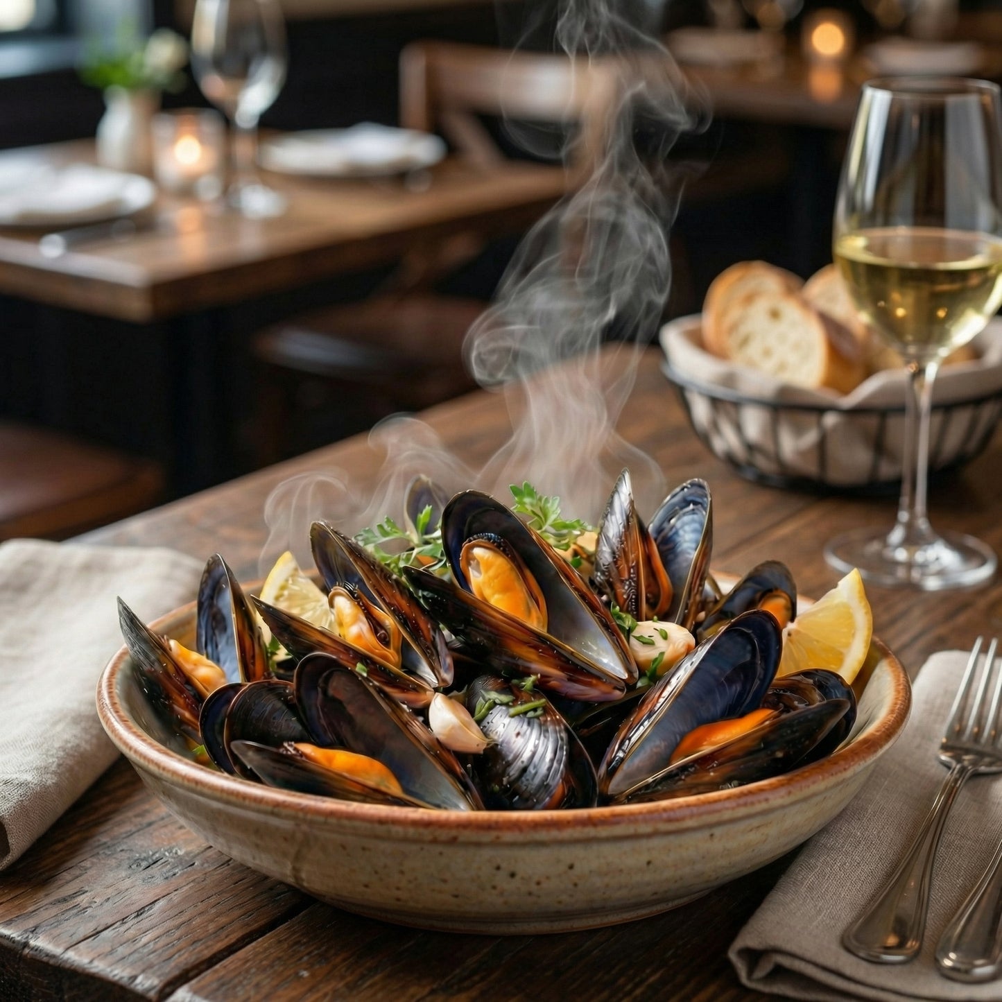 Frozen Blue Mussels in Half Shell – Rope Cultured