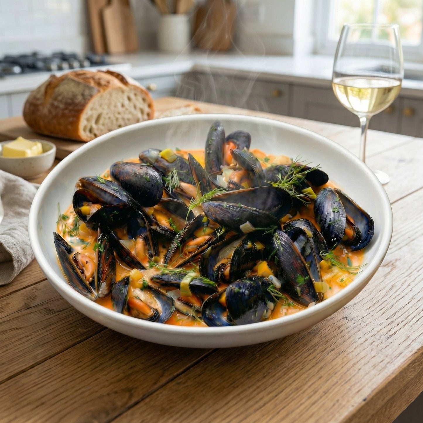 Frozen Blue Mussels in Half Shell – Rope Cultured