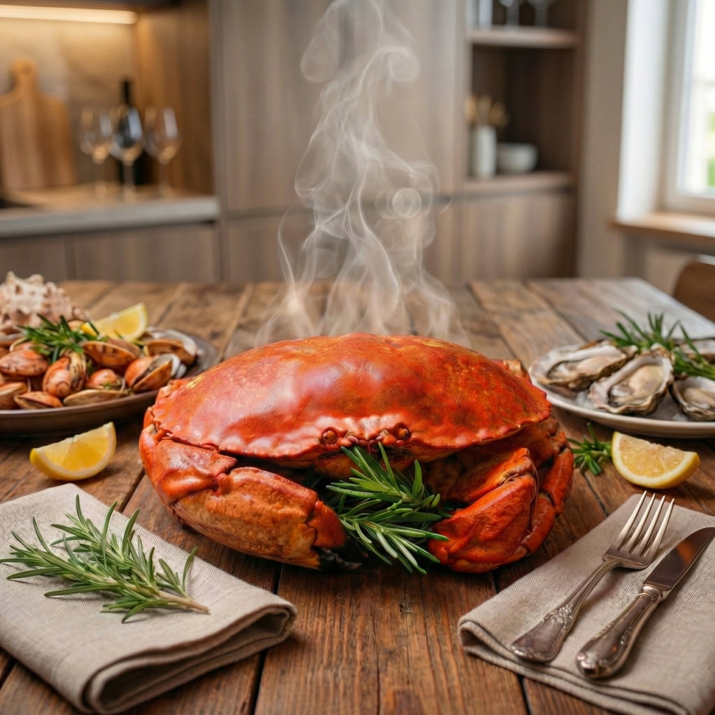 Premium Whole Crab – Natural Ocean Flavor
