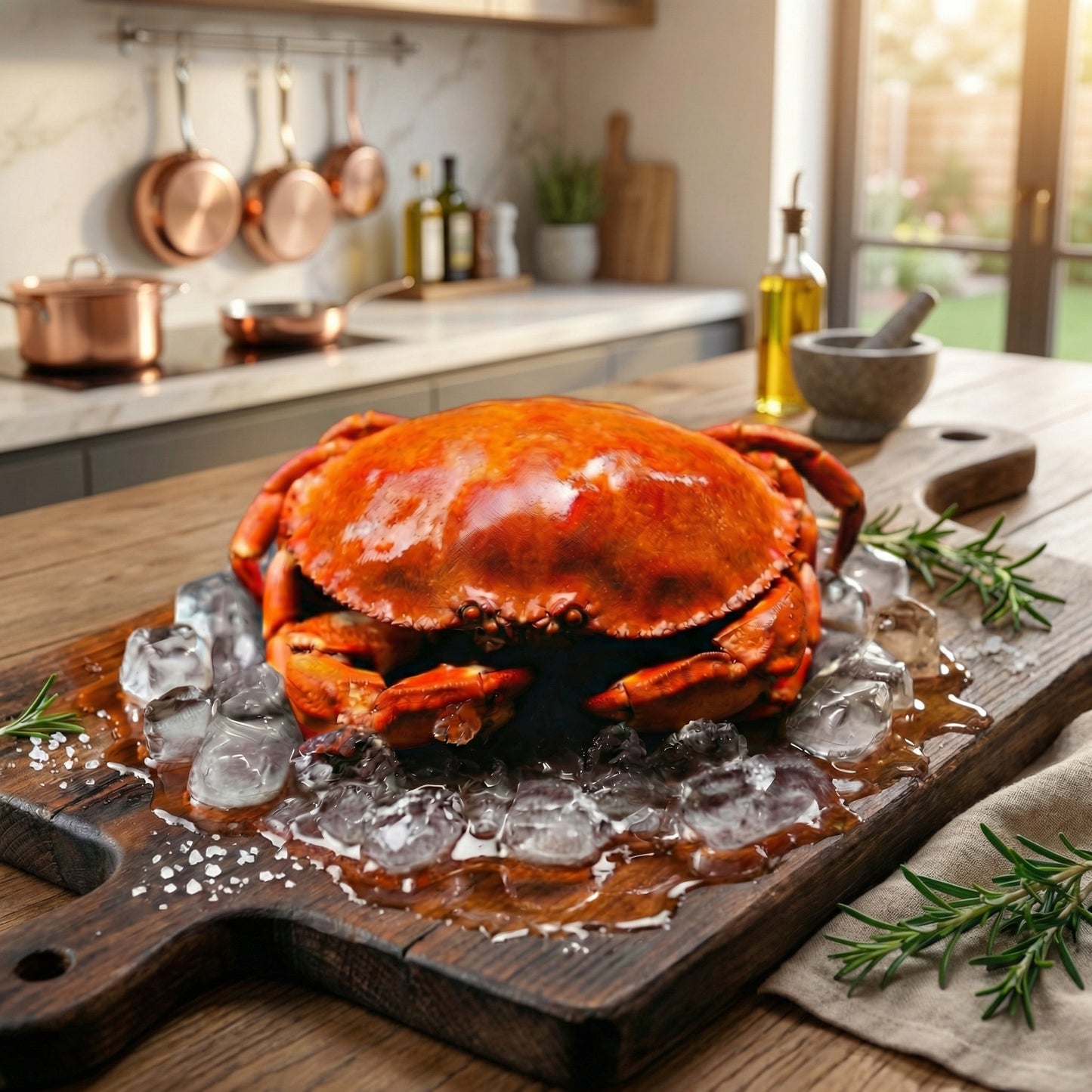 Premium Whole Crab – Natural Ocean Flavor